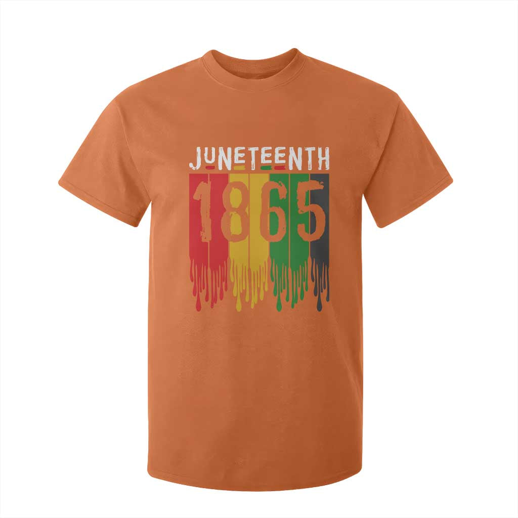Juneteenth Freedom Pride T Shirt For Kid African American Heritage Graphic TS12 Orange Print Your Wear