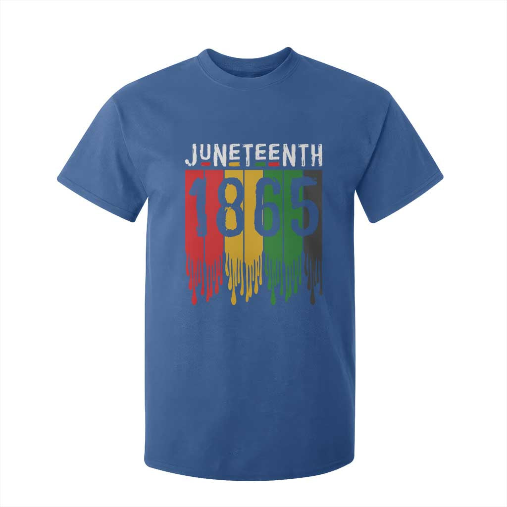 Juneteenth Freedom Pride T Shirt For Kid African American Heritage Graphic TS12 Royal Blue Print Your Wear