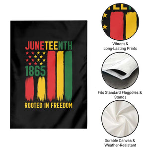 Juneteenth Rooted In Freedom 1865 Garden Flag African American Pride TS12 Print Your Wear