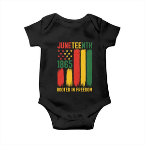 Juneteenth Rooted In Freedom 1865 Baby Onesie African American Pride TS12 Black Print Your Wear