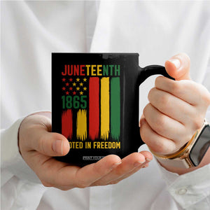 Juneteenth Rooted In Freedom 1865 Coffee Mug African American Pride TS12 Print Your Wear