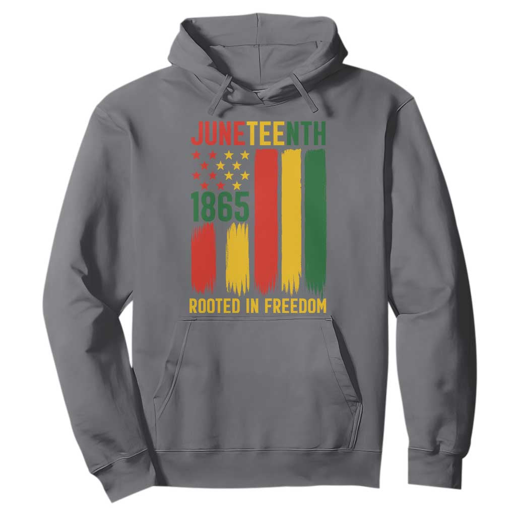 Juneteenth Rooted In Freedom 1865 Hoodie African American Pride TS12 Charcoal Print Your Wear