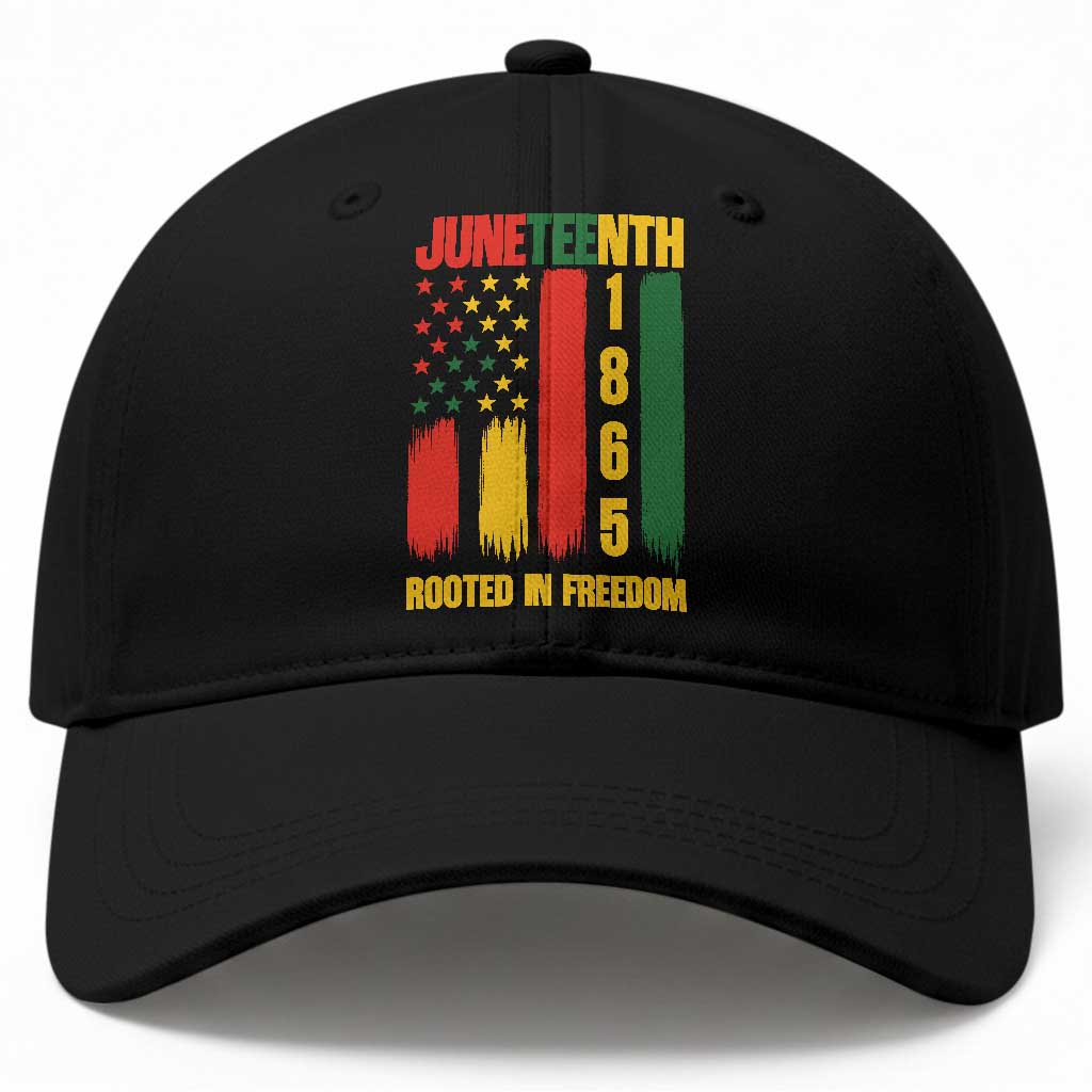 Juneteenth 1865 Freedom Pride Baseball Cap African American Heritage Graphic TS12 Print Your Wear