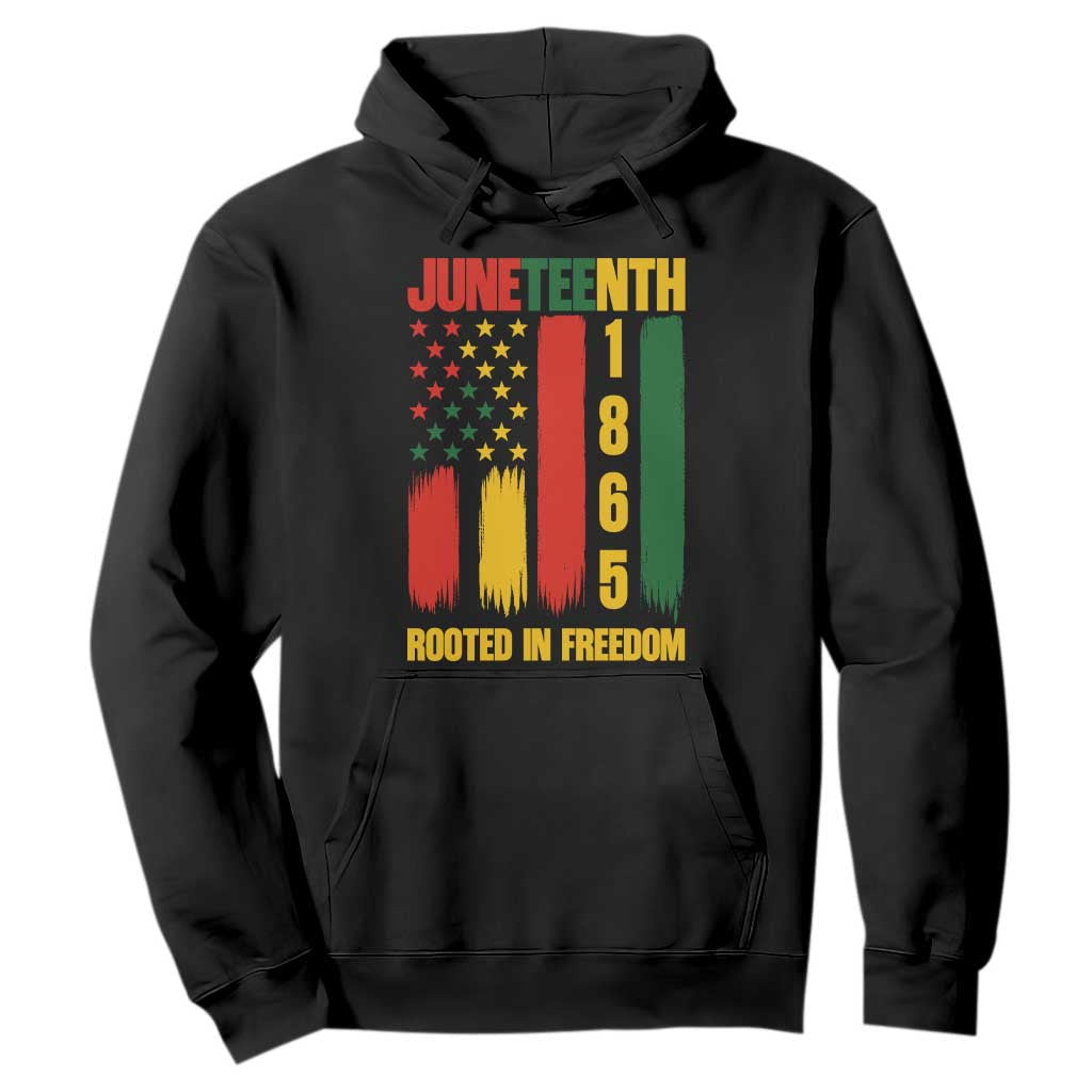 Juneteenth 1865 Freedom Pride Hoodie African American Heritage Graphic TS12 Black Print Your Wear