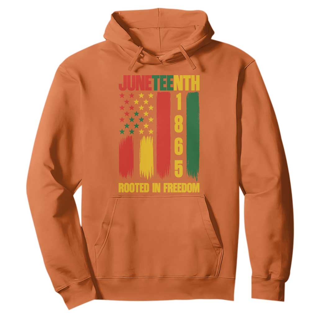 Juneteenth 1865 Freedom Pride Hoodie African American Heritage Graphic TS12 Orange Print Your Wear