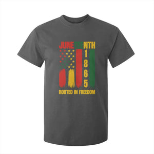 Juneteenth 1865 Freedom Pride T Shirt For Kid African American Heritage Graphic TS12 Dark Heather Print Your Wear