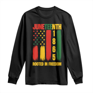 Juneteenth 1865 Freedom Pride Long Sleeve Shirt African American Heritage Graphic TS12 Black Print Your Wear
