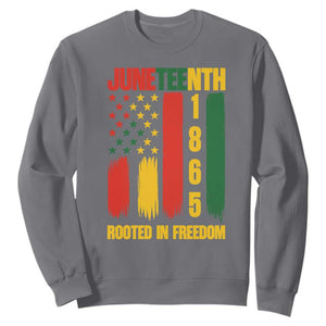 Juneteenth 1865 Freedom Pride Sweatshirt African American Heritage Graphic TS12 Charcoal Print Your Wear