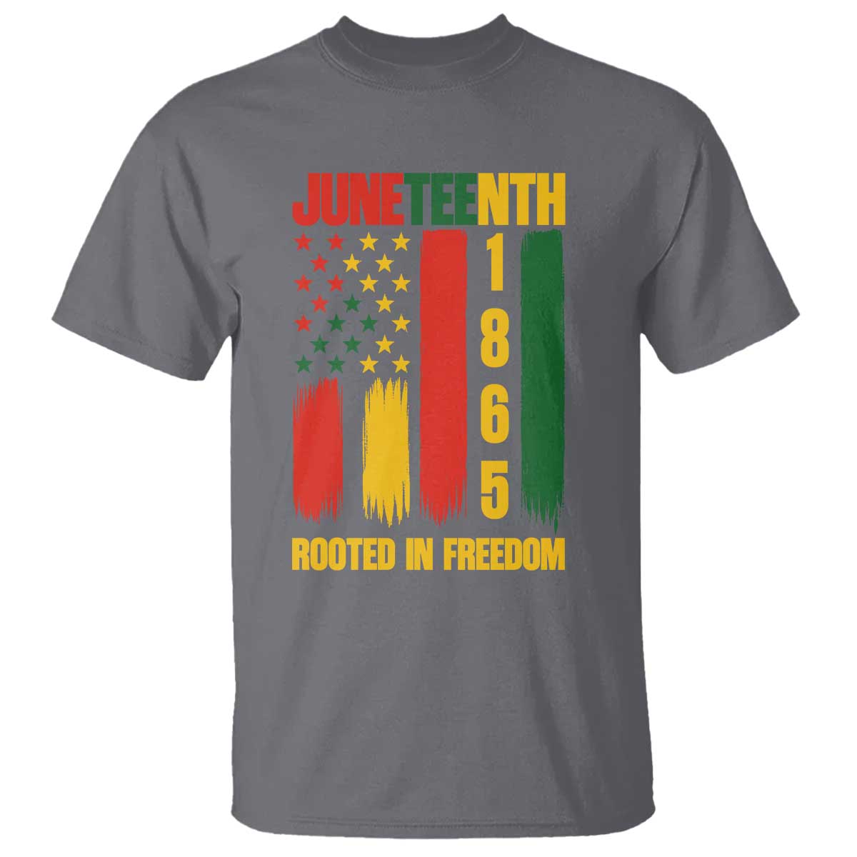 Juneteenth 1865 Freedom Pride T Shirt African American Heritage Graphic TS12 Charcoal Print Your Wear