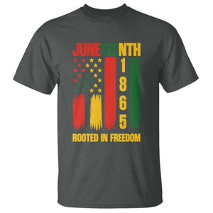 Juneteenth 1865 Freedom Pride T Shirt African American Heritage Graphic TS12 Dark Heather Print Your Wear
