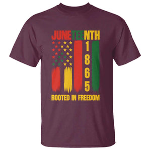 Juneteenth 1865 Freedom Pride T Shirt African American Heritage Graphic TS12 Maroon Print Your Wear