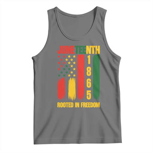 Juneteenth 1865 Freedom Pride Tank Top African American Heritage Graphic TS12 Black Heather Print Your Wear