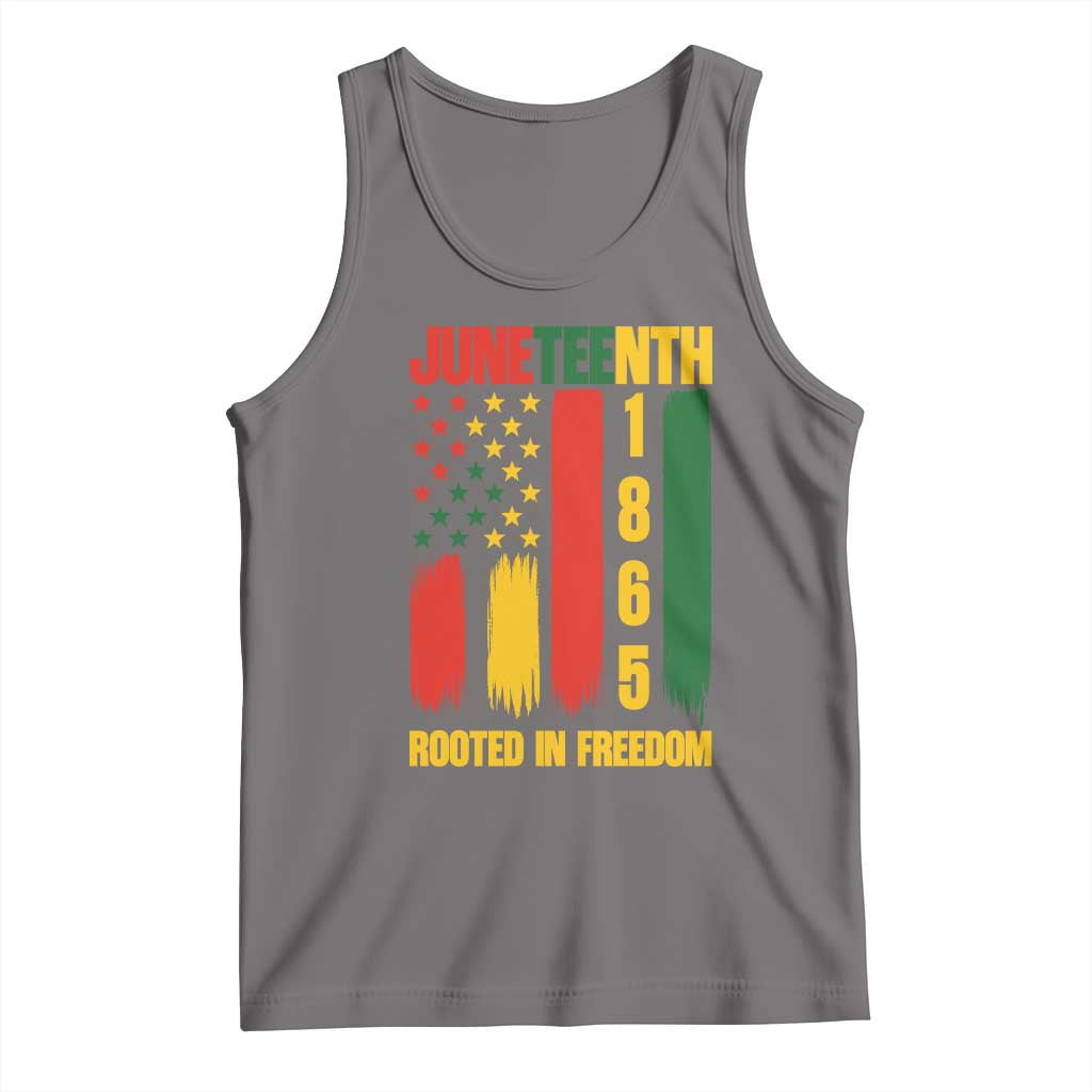 Juneteenth 1865 Freedom Pride Tank Top African American Heritage Graphic TS12 Deep Heather Print Your Wear