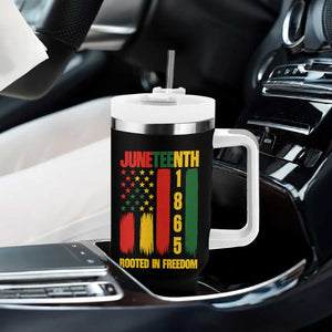 Juneteenth 1865 Freedom Pride Tumbler With Handle African American Heritage Graphic TS12 Print Your Wear