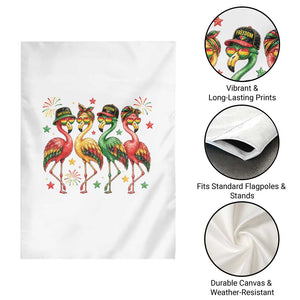 Funny Juneteenth Flamingos Squad Garden Flag African American Heritage TS12 Print Your Wear