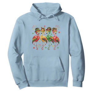 Funny Juneteenth Flamingos Squad Hoodie African American Heritage TS12 Light Blue Print Your Wear