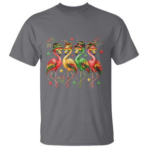 Funny Juneteenth Flamingos Squad T Shirt African American Heritage TS12 Charcoal Print Your Wear