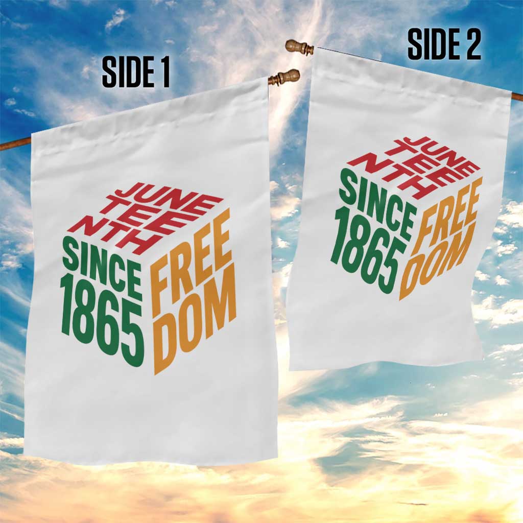 Juneteenth 1865 Freedom Garden Flag African American Pride TS12 Print Your Wear