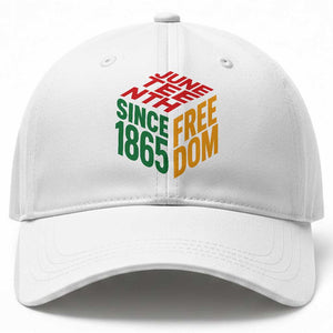 Juneteenth 1865 Freedom Baseball Cap African American Pride TS12 Print Your Wear