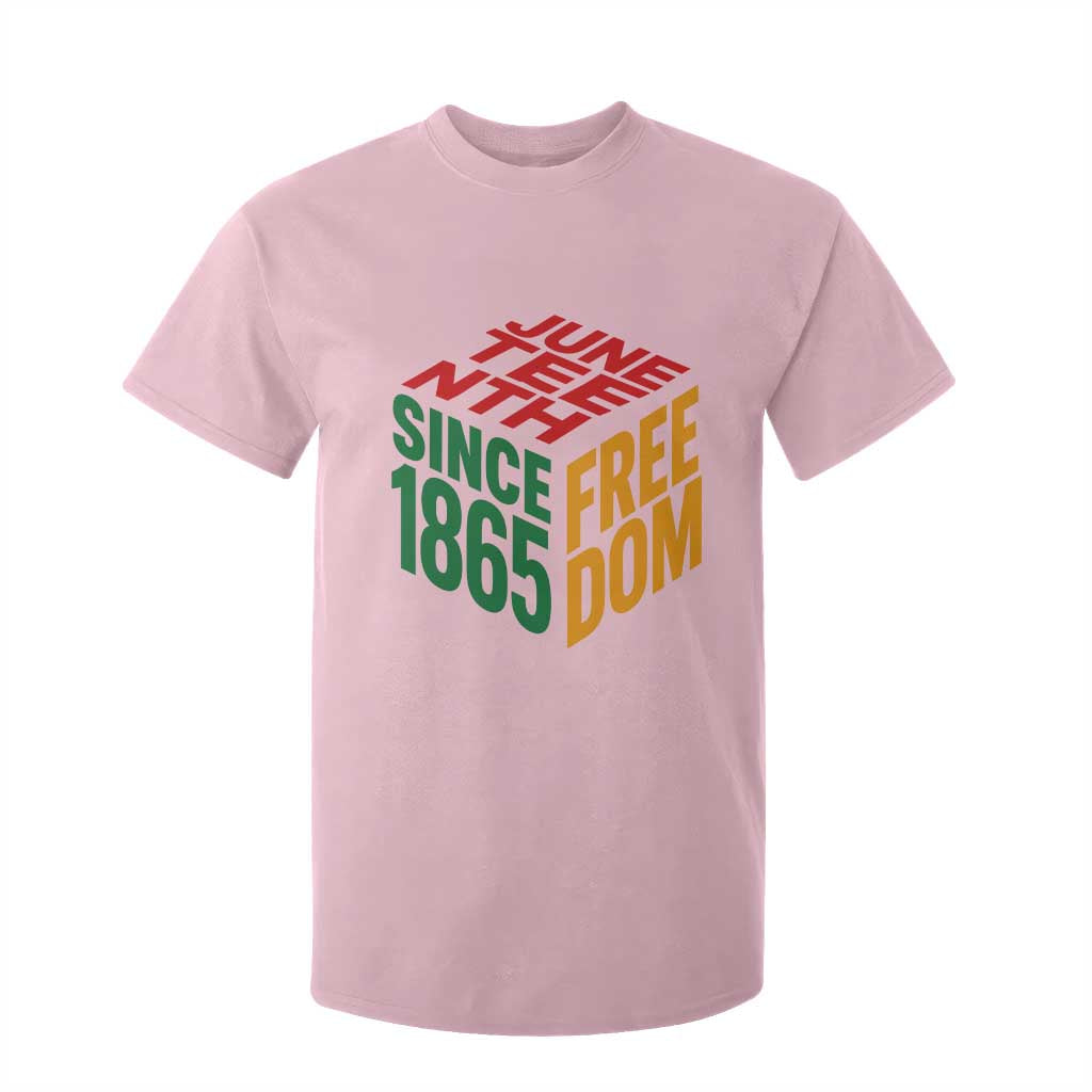 Juneteenth 1865 Freedom T Shirt For Kid African American Pride TS12 Light Pink Print Your Wear