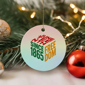 Juneteenth 1865 Freedom Ceramic Ornament African American Pride TS12 1pc Pastel Print Your Wear