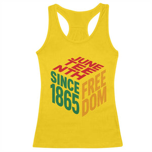 Juneteenth 1865 Freedom Racerback Tank Top African American Pride TS12 Daisy Print Your Wear