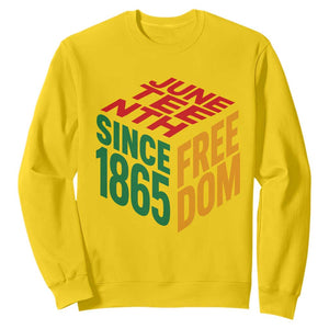 Juneteenth 1865 Freedom Sweatshirt African American Pride TS12 Daisy Print Your Wear