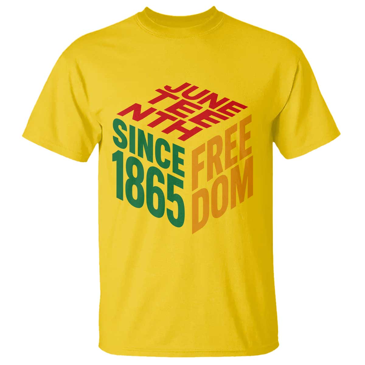 Juneteenth 1865 Freedom T Shirt African American Pride TS12 Daisy Print Your Wear