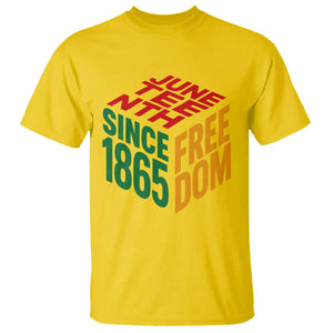 Juneteenth 1865 Freedom T Shirt African American Pride TS12 Daisy Print Your Wear