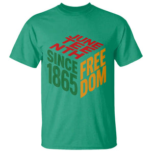 Juneteenth 1865 Freedom T Shirt African American Pride TS12 Irish Green Print Your Wear