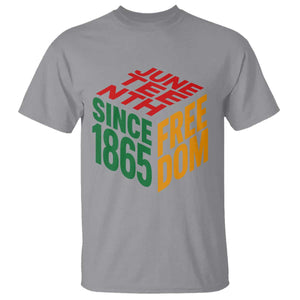 Juneteenth 1865 Freedom T Shirt African American Pride TS12 Sport Gray Print Your Wear
