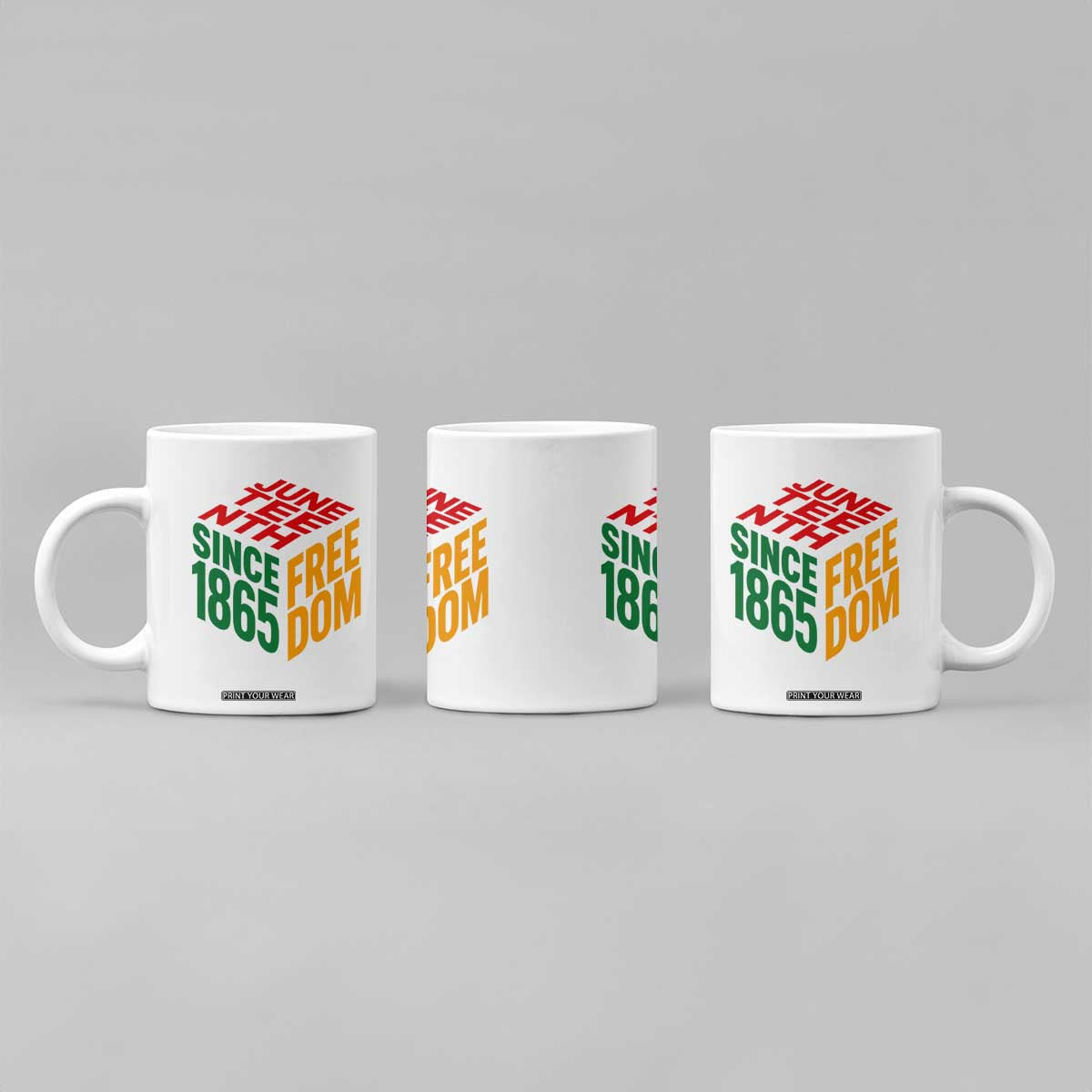 Juneteenth 1865 Freedom Coffee Mug African American Pride TS12 Print Your Wear
