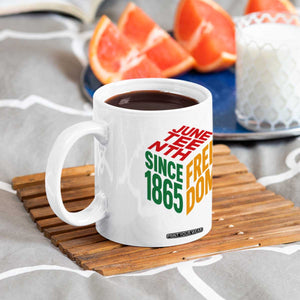Juneteenth 1865 Freedom Coffee Mug African American Pride TS12 Print Your Wear
