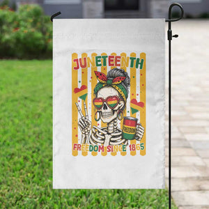 Skeleton Juneteenth Freedom Garden Flag African American Pride Gift TS12 Print Your Wear