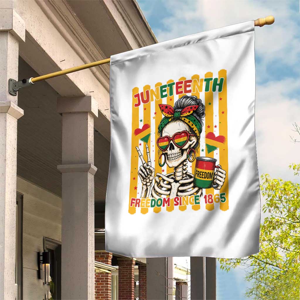 Skeleton Juneteenth Freedom Garden Flag African American Pride Gift TS12 Print Your Wear