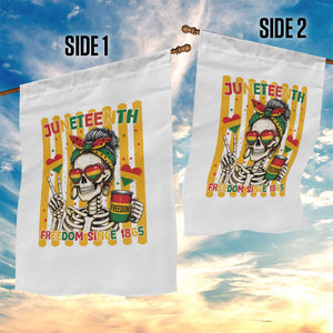 Skeleton Juneteenth Freedom Garden Flag African American Pride Gift TS12 Print Your Wear