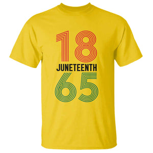 Vintage Juneteenth 1865 T Shirt Retro Striped Number Graphic TS12 Daisy Print Your Wear