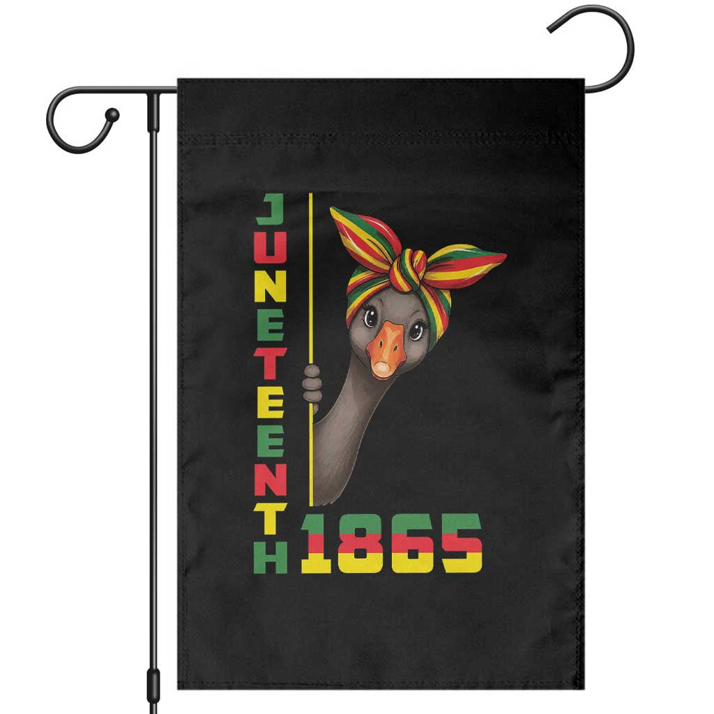 Funny Juneteenth Goose Garden Flag African American Pride Gift TS12 Black Print Your Wear