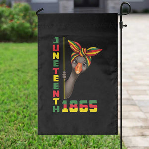 Funny Juneteenth Goose Garden Flag African American Pride Gift TS12 Print Your Wear