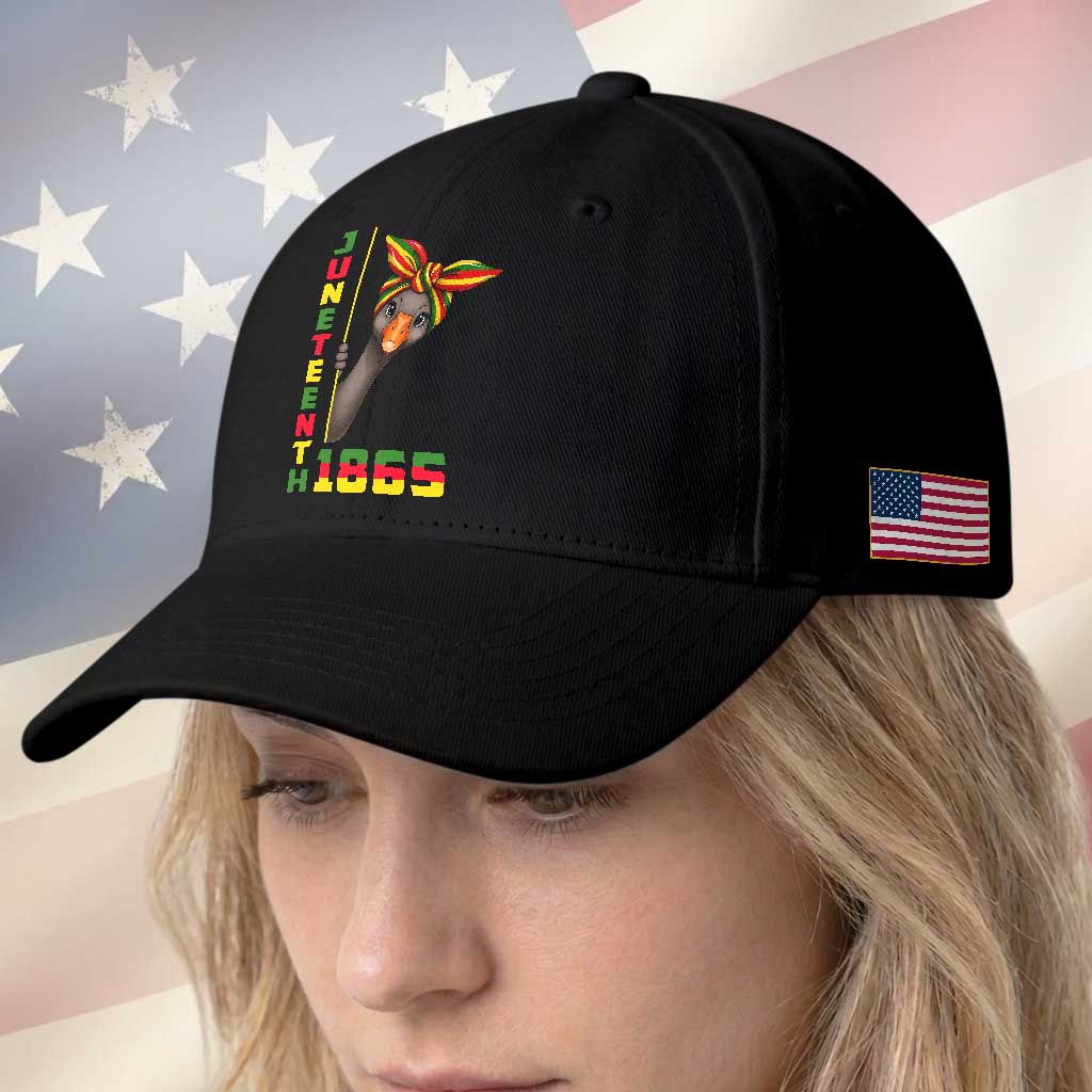 Funny Juneteenth Goose Baseball Cap African American Pride Gift TS12 Print Your Wear