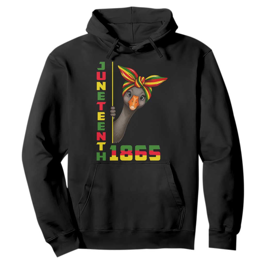 Funny Juneteenth Goose Hoodie African American Pride Gift TS12 Black Print Your Wear