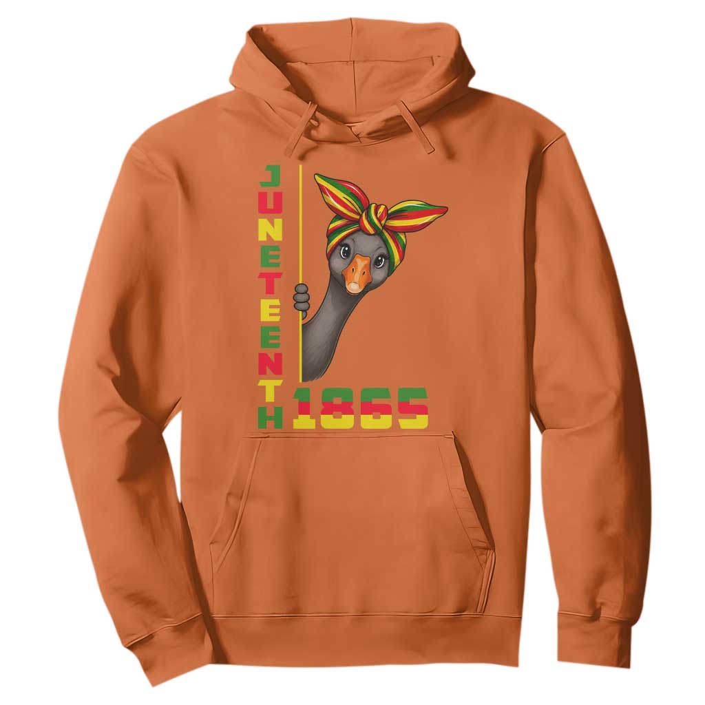 Funny Juneteenth Goose Hoodie African American Pride Gift TS12 Orange Print Your Wear