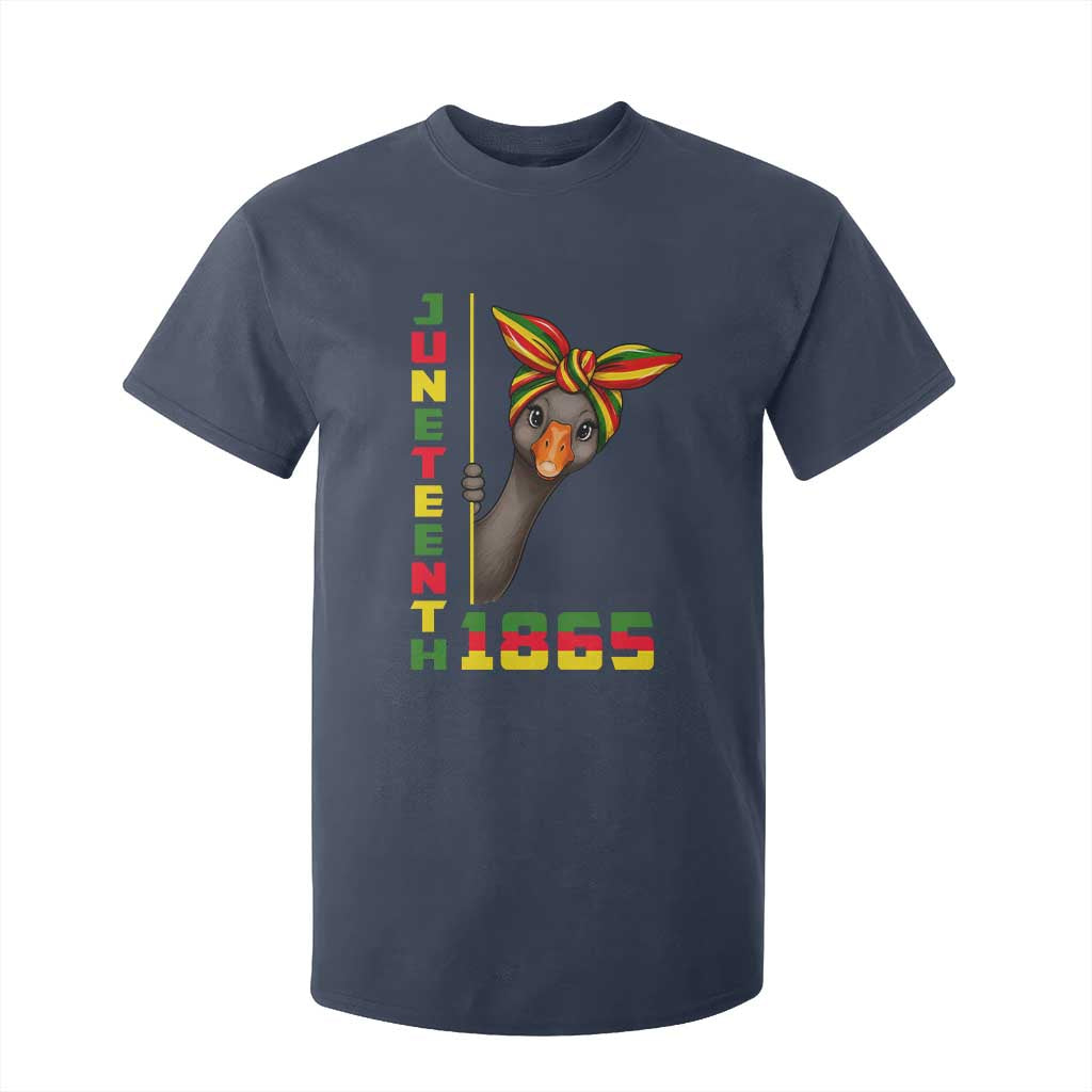 Funny Juneteenth Goose T Shirt For Kid African American Pride Gift TS12 Navy Print Your Wear