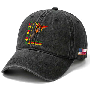 Funny Juneteenth Goose Washed Cotton Baseball Cap African American Pride Gift TS12 Print Your Wear