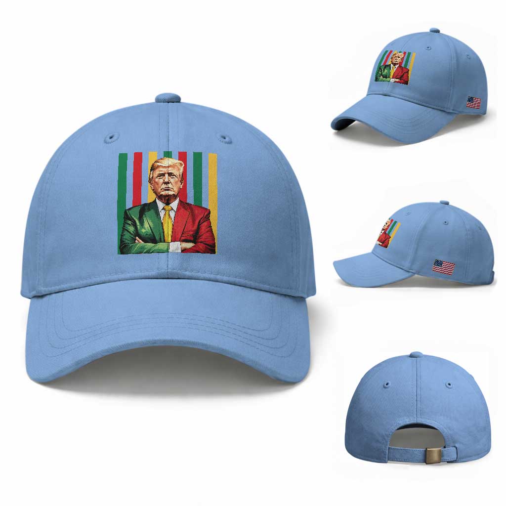 Juneteenth American Leader Inspiration Baseball Cap 1865 American Heritage Gift TS12 Baseball Cap Universal Fit Light Blue Print Your Wear