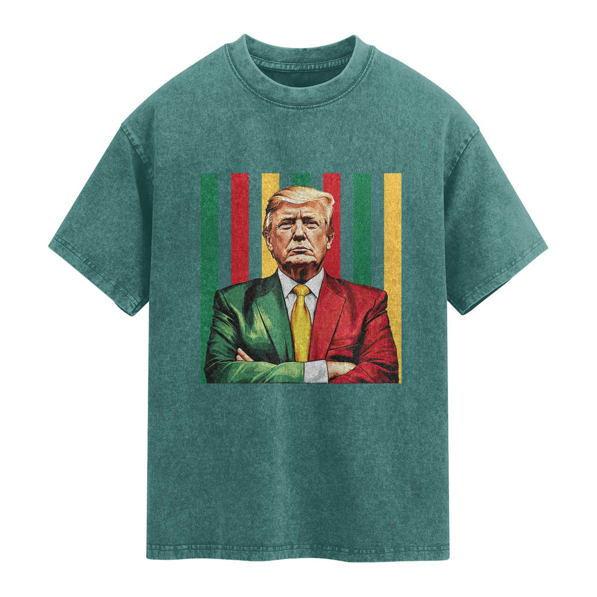 Juneteenth American Leader Inspiration Washed Cotton T-Shirt 1865 American Heritage Gift
