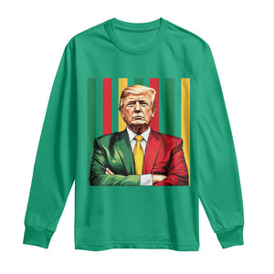 Juneteenth American Leader Inspiration Long Sleeve Shirt 1865 American Heritage Gift TS12 Irish Green Print Your Wear