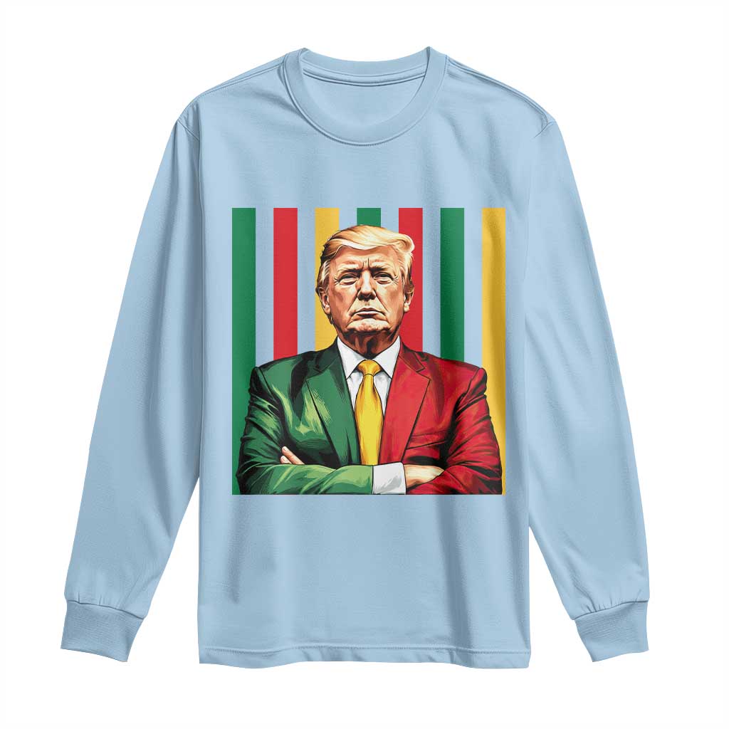 Juneteenth American Leader Inspiration Long Sleeve Shirt 1865 American Heritage Gift TS12 Light Blue Print Your Wear