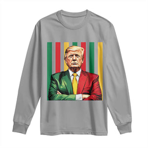 Juneteenth American Leader Inspiration Long Sleeve Shirt 1865 American Heritage Gift TS12 Sport Gray Print Your Wear