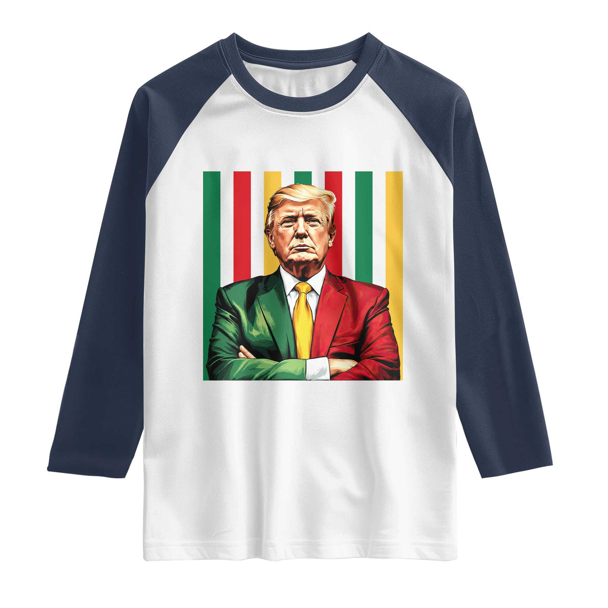 Juneteenth American Leader Inspiration Raglan Shirt 1865 American Heritage Gift TS12 White Navy Print Your Wear